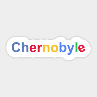 chernobyl logo Sticker